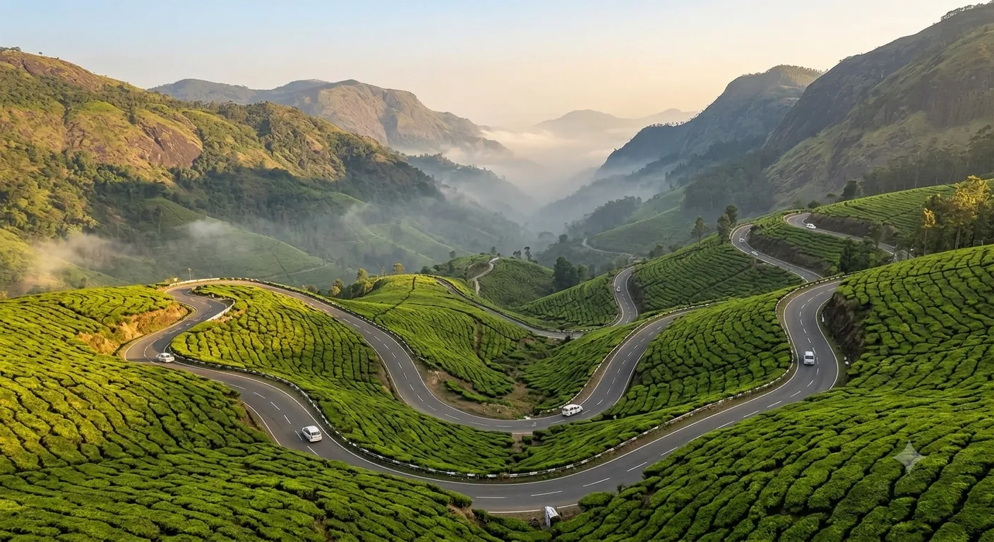 Scenic Hill Drives from Coimbatore