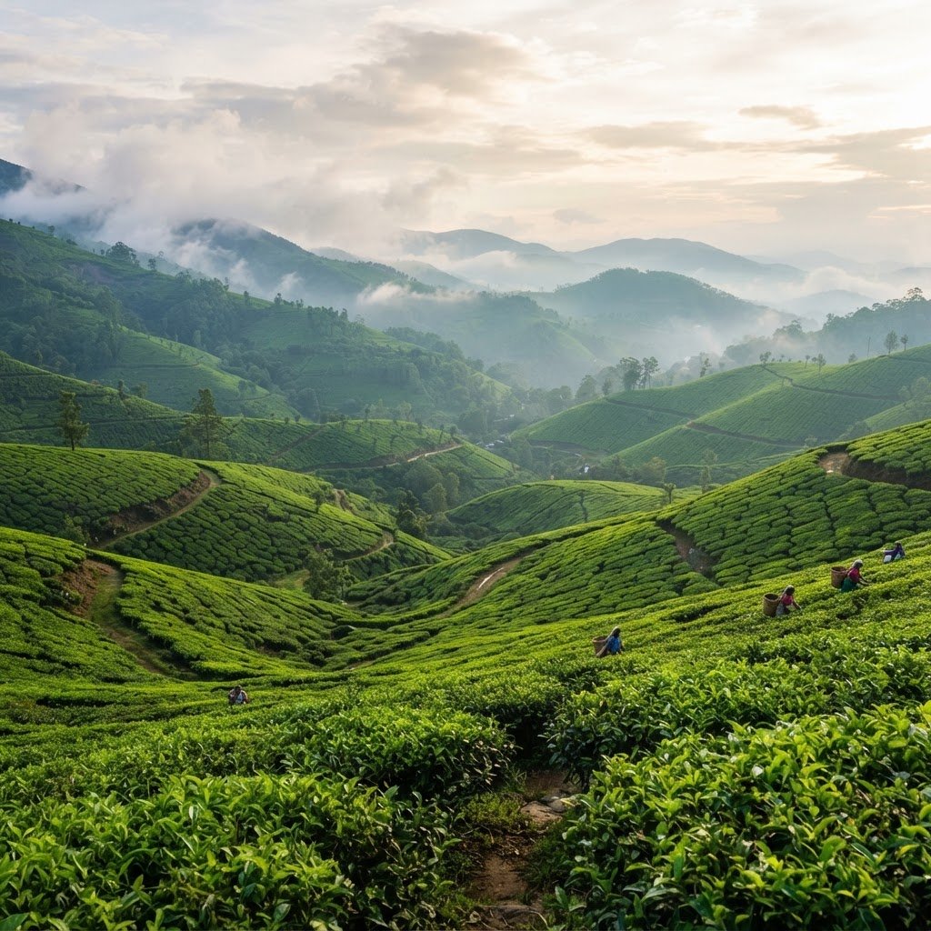 Munnar Tea Hills Cab Tour