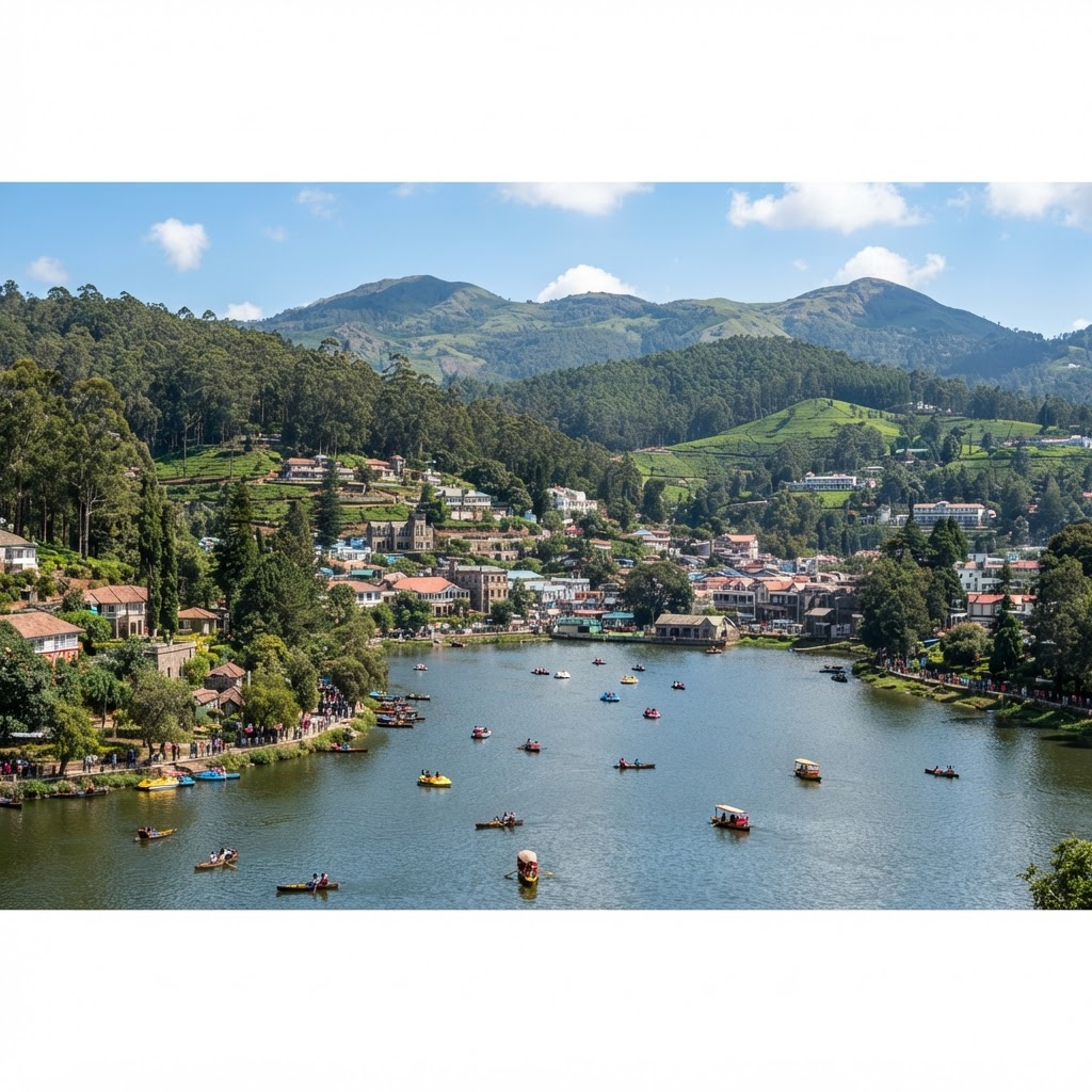 Ooty Coonoor Kotagiri Cab Tour